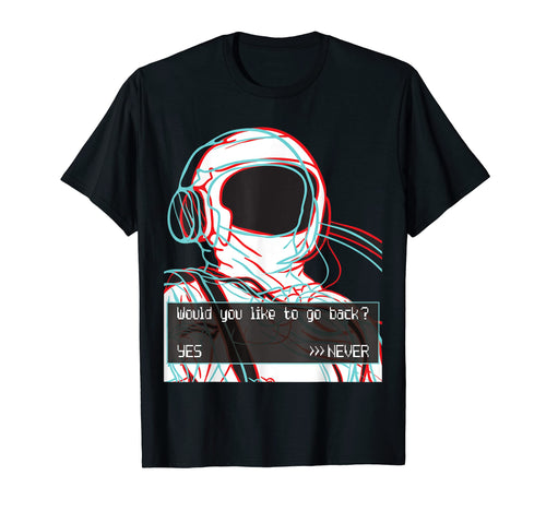 Astronaut Art Aesthetic Vaporwave T-Shirt - Custom Art Print Men Women - T-Shirt, Sweatshirt, Hoodie