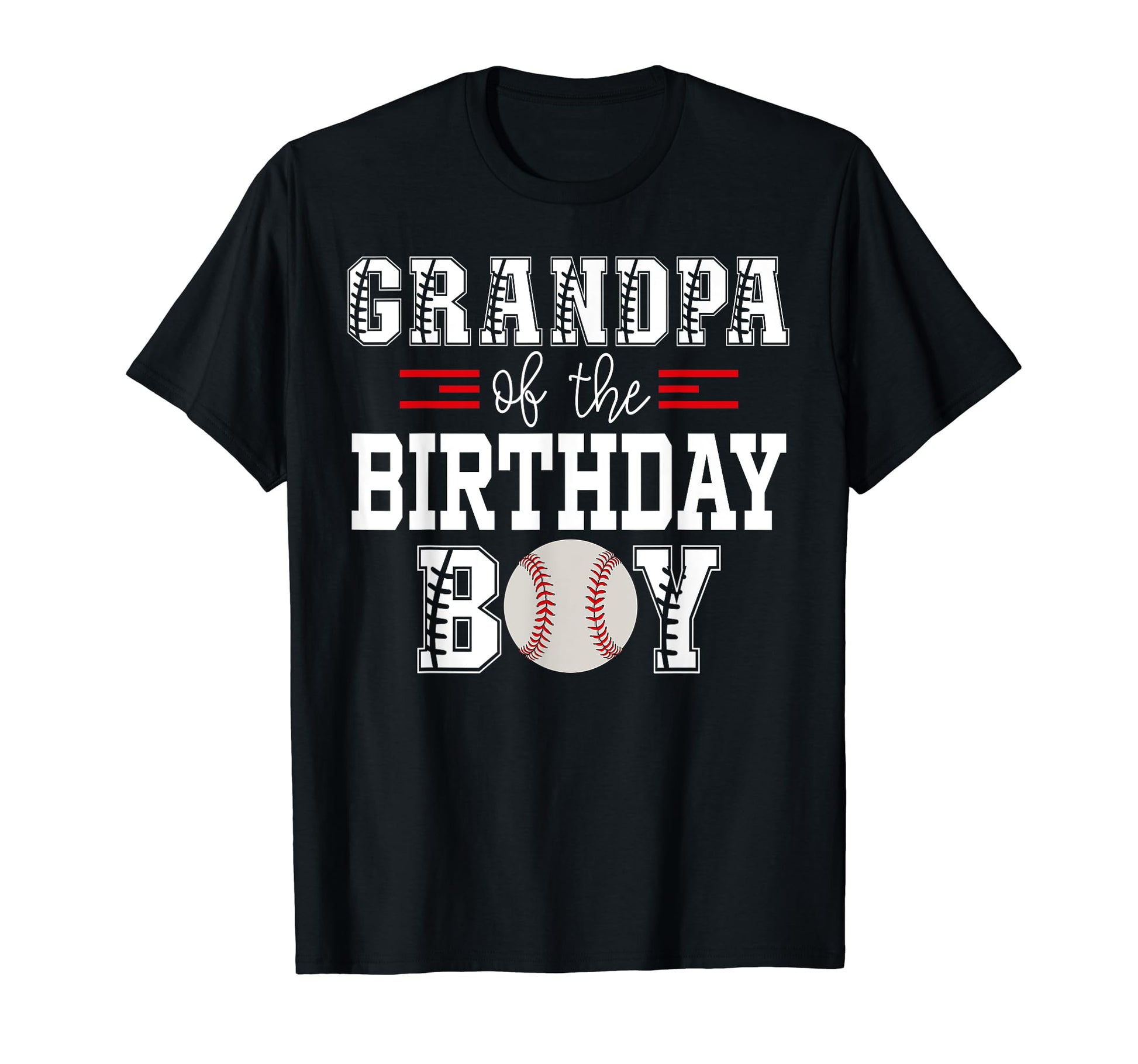 Grandpa Birthday Baseball Lover T-Shirt - Aesthetic Graphic for Adults - T-Shirt, Sweatshirt, Hoodie
