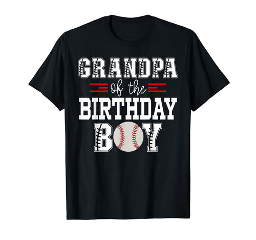 Grandpa Birthday Baseball Lover T-Shirt - Aesthetic Graphic for Adults - T-Shirt, Sweatshirt, Hoodie