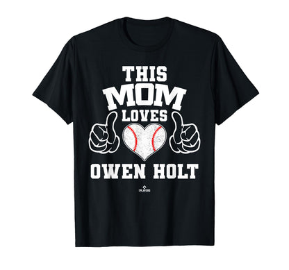 This Mom Loves Owen Holt Prospect T-Shirt - Minimalist Print Men Women - T-Shirt, Sweatshirt, Hoodie