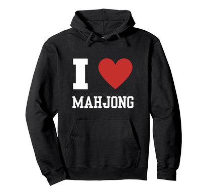 Mahjong Mah Jong Tiles Player Set Fans Hoodie - Fun Novelty Design Unisex - T-Shirt, Sweatshirt, Hoodie