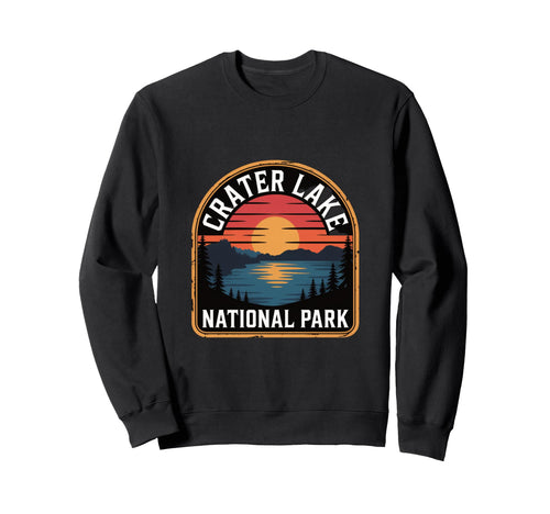 Crater Lake National Park Sunset Lake Sweatshirt - Trendy Graphic Unisex - T-Shirt, Sweatshirt, Hoodie