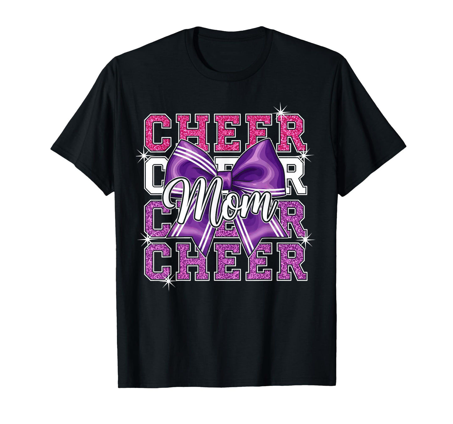 Cheer Mom Funny Mothers Day Coquette T-Shirt - Minimalist Print Men Women - T-Shirt, Sweatshirt, Hoodie