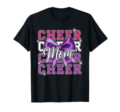 Cheer Mom Funny Mothers Day Coquette T-Shirt - Minimalist Print Men Women - T-Shirt, Sweatshirt, Hoodie