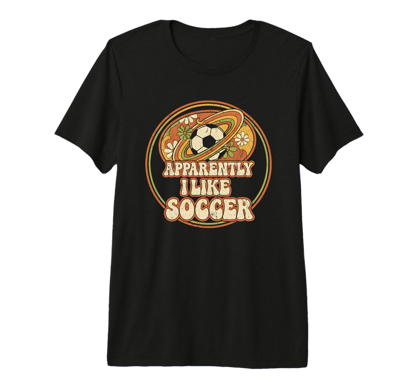 Apparently I Like Soccer Game Day T-Shirt - Custom Art Print for Adults - T-Shirt, Sweatshirt, Hoodie