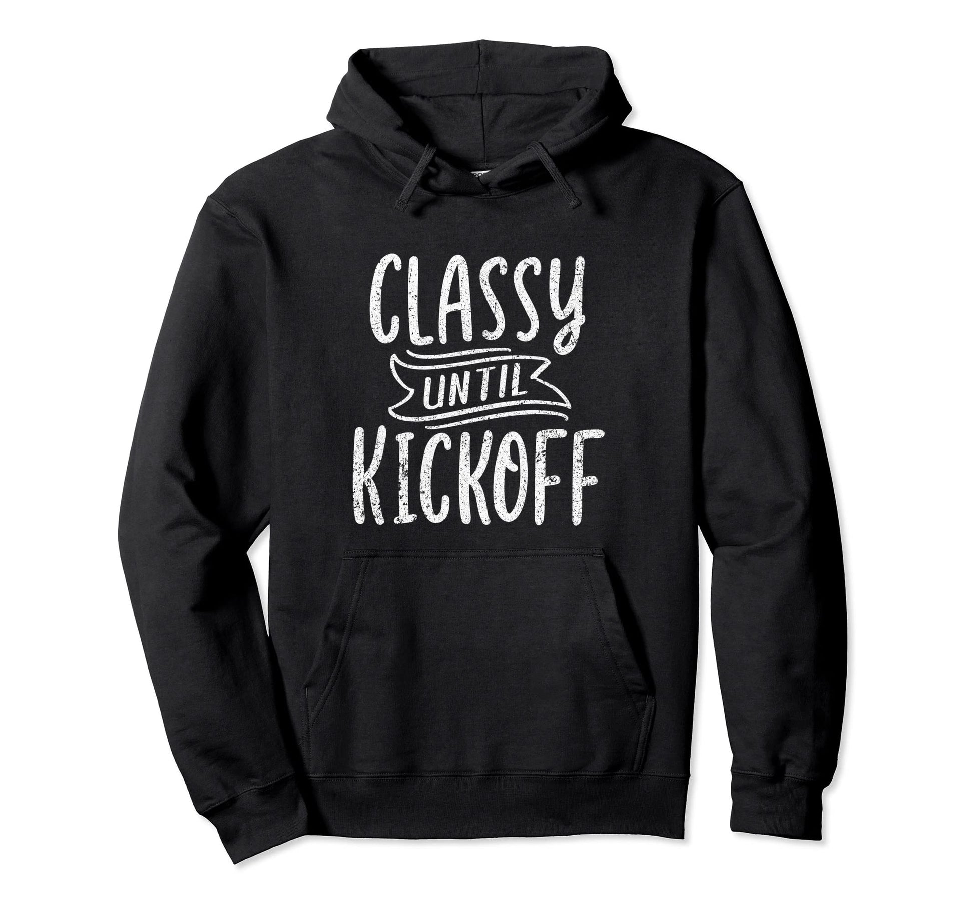 Funny Football Football Game Day Classy Hoodie - Unique Graphic Unisex - T-Shirt, Sweatshirt, Hoodie