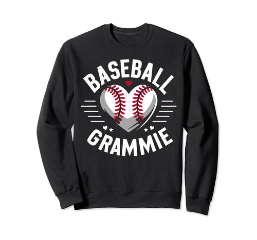 Baseball Grandma Grandmother Sweatshirt - Casual Everyday Wear for Adults - T-Shirt, Sweatshirt, Hoodie