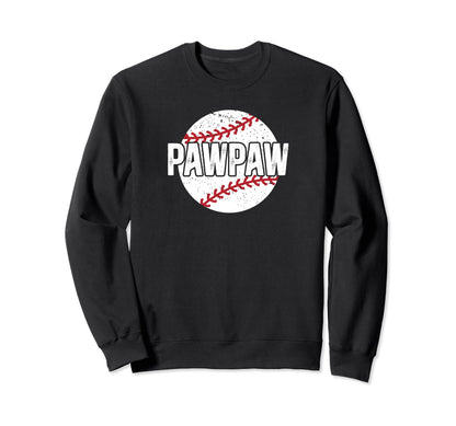 Pawpaw Proud Baseball Pawpaw Sweatshirt - Fun Novelty Design for Adults - T-Shirt, Sweatshirt, Hoodie