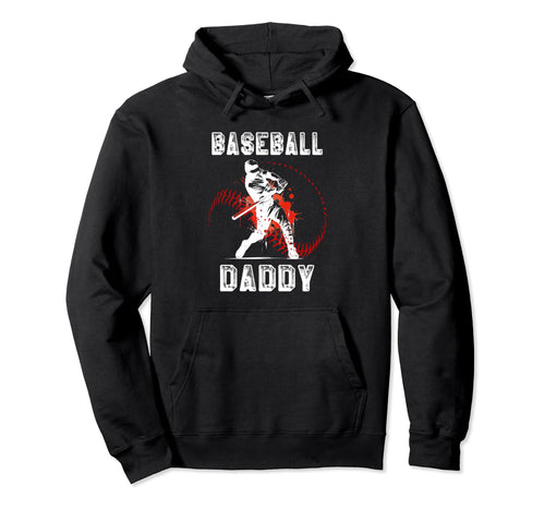 Baseball Daddy Gift Brother Baseball Fathers Hoodie - Graphic Print Unisex - T-Shirt, Sweatshirt, Hoodie