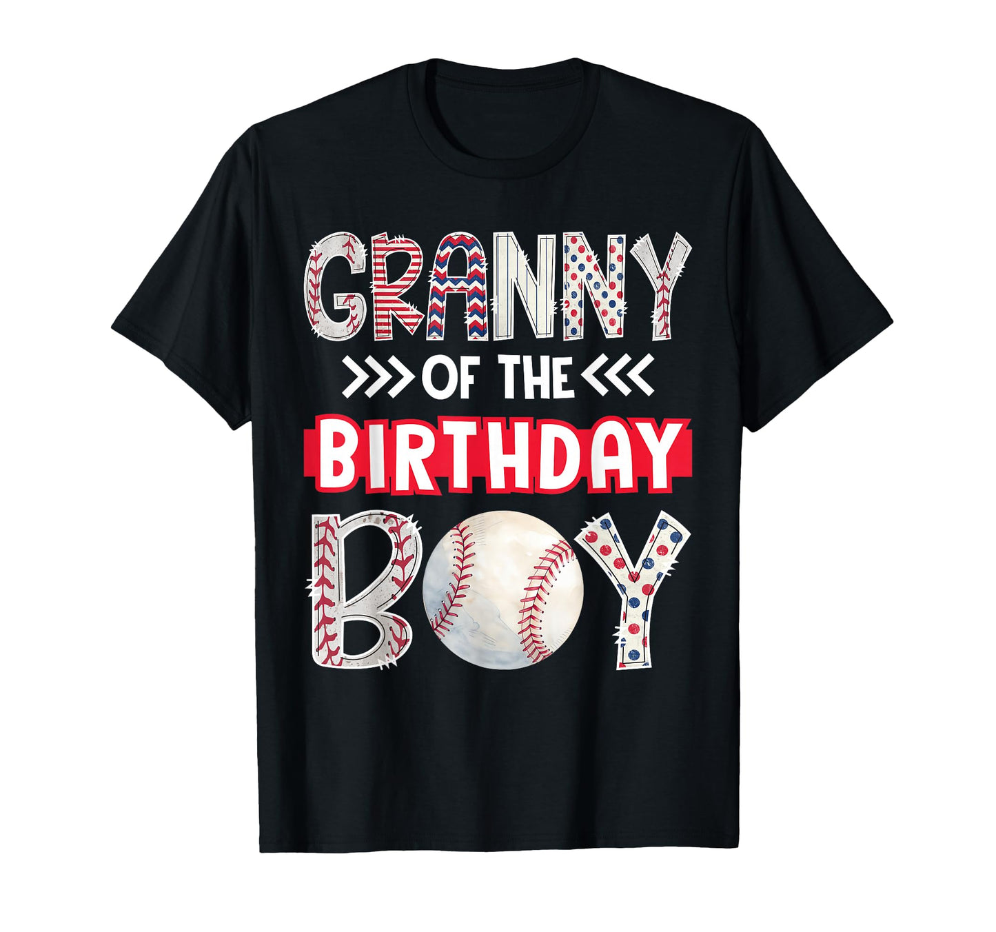 Granny Birthday Baseball Family Squad T-Shirt - Casual Everyday Wear Unisex - T-Shirt, Sweatshirt, Hoodie