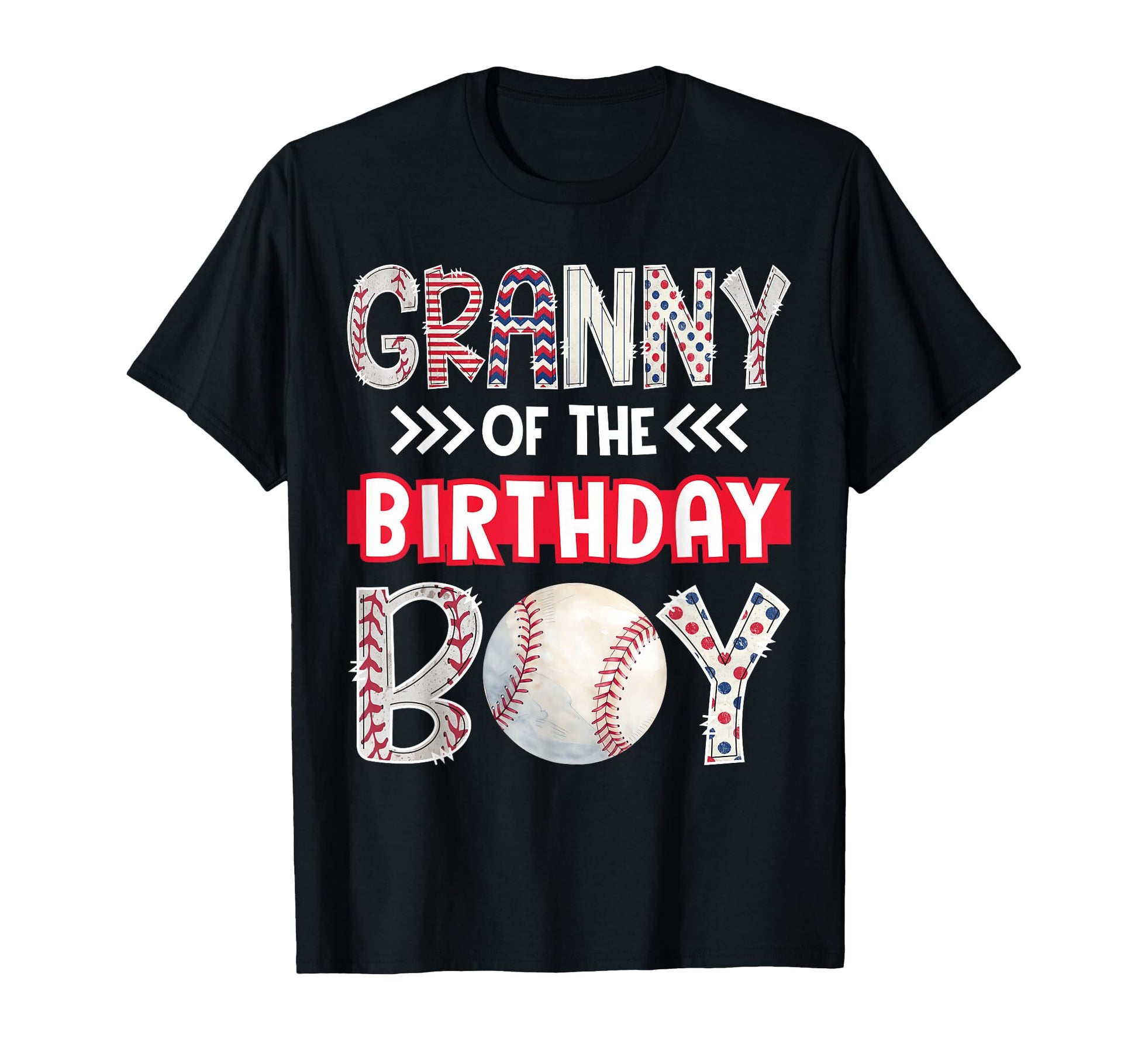 Granny Birthday Baseball Family Squad T-Shirt - Casual Everyday Wear Unisex - T-Shirt, Sweatshirt, Hoodie
