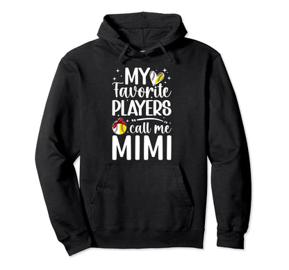 Favorite Players Call Me Mimi Baseball Hoodie - Trendy Graphic for Adults - T-Shirt, Sweatshirt, Hoodie