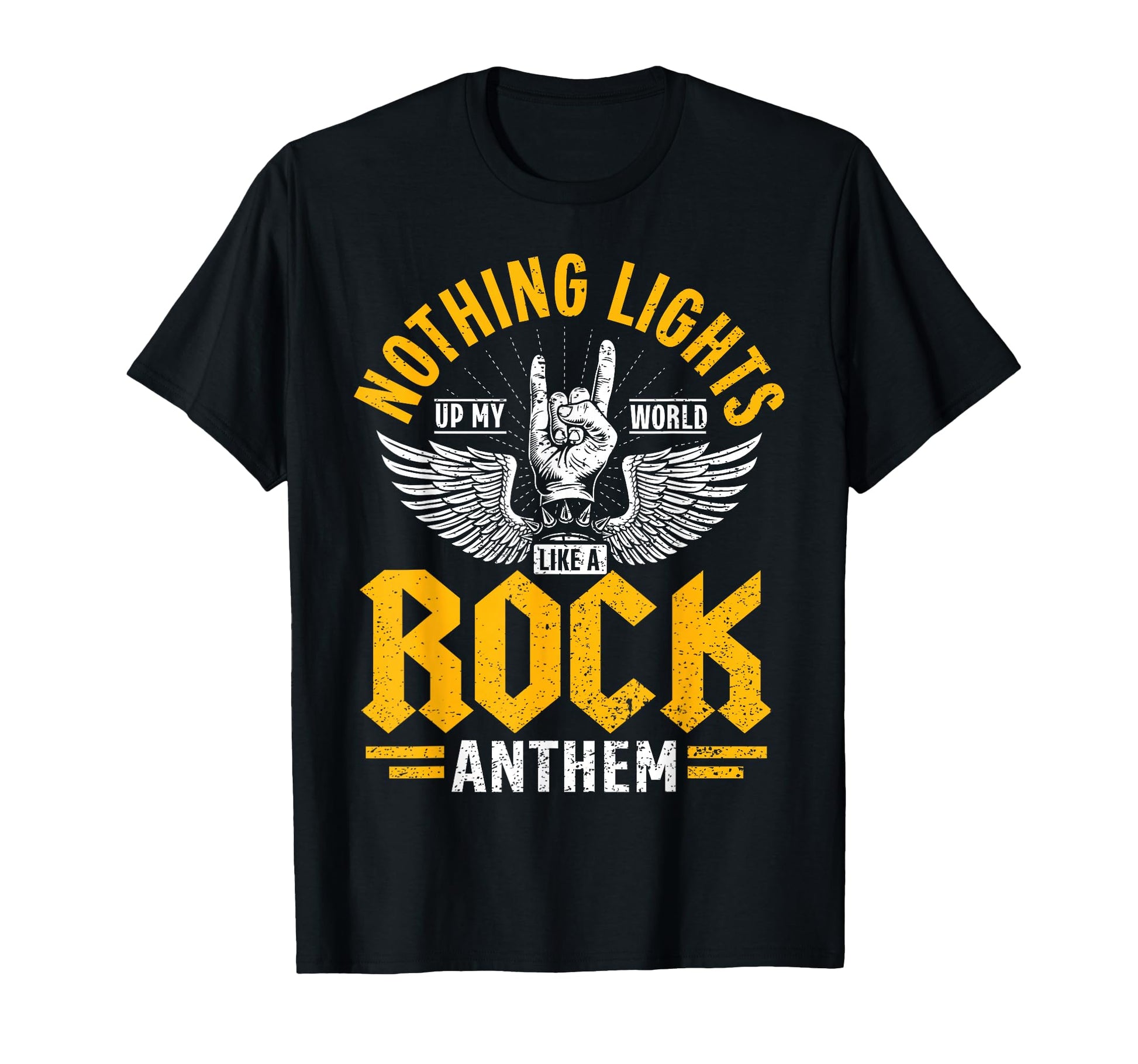 Nothing Lights Up My World Like Rock T-Shirt - Streetwear Style for Adults - T-Shirt, Sweatshirt, Hoodie