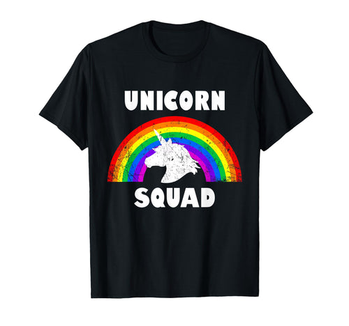 Unicorn Squad Rainbow Unicorns Love T-Shirt - Streetwear Style Men Women - T-Shirt, Sweatshirt, Hoodie