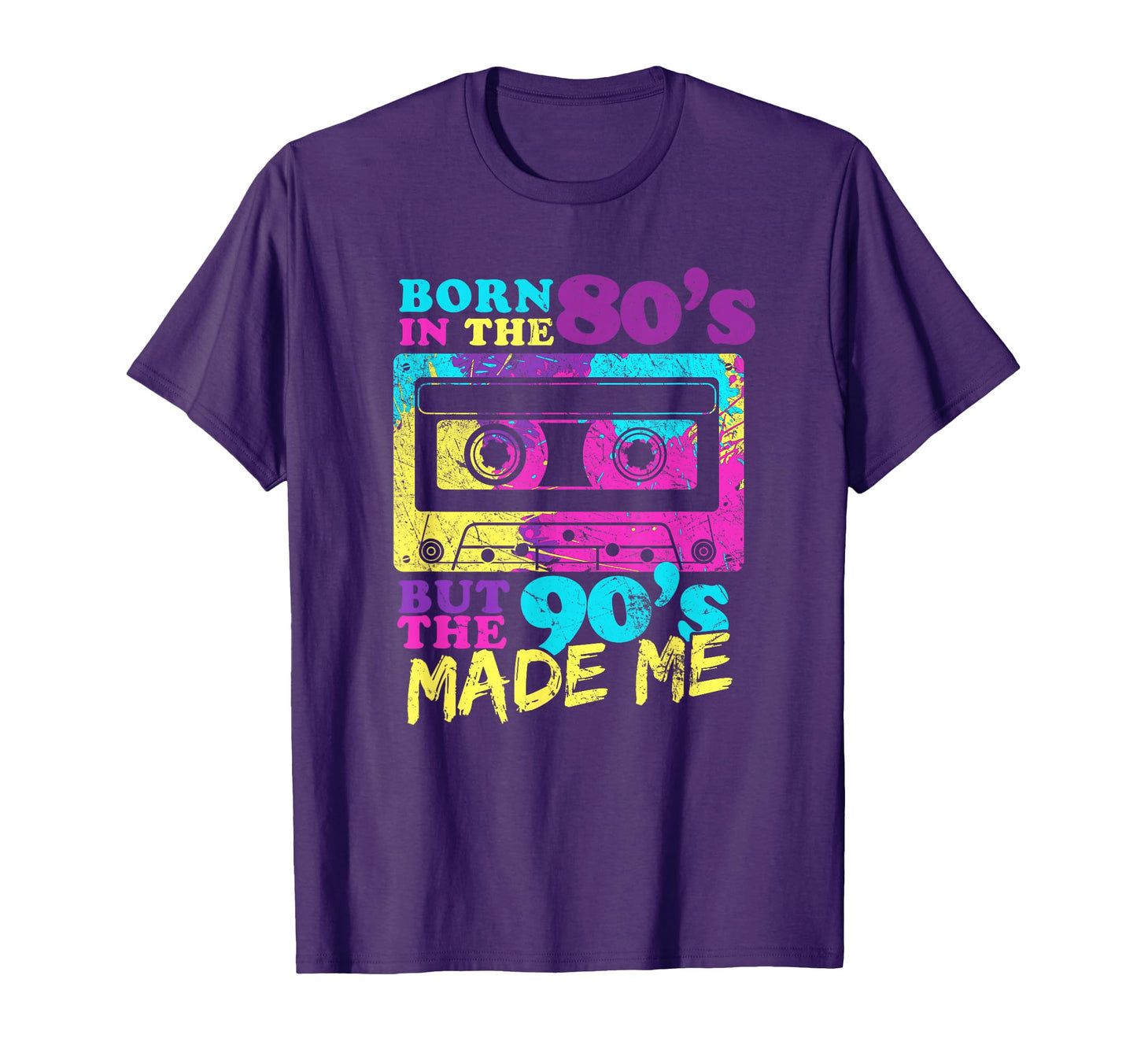 80S 90S Made Me Cassette T-Shirt - Minimalist Print Unisex - T-Shirt, Sweatshirt, Hoodie