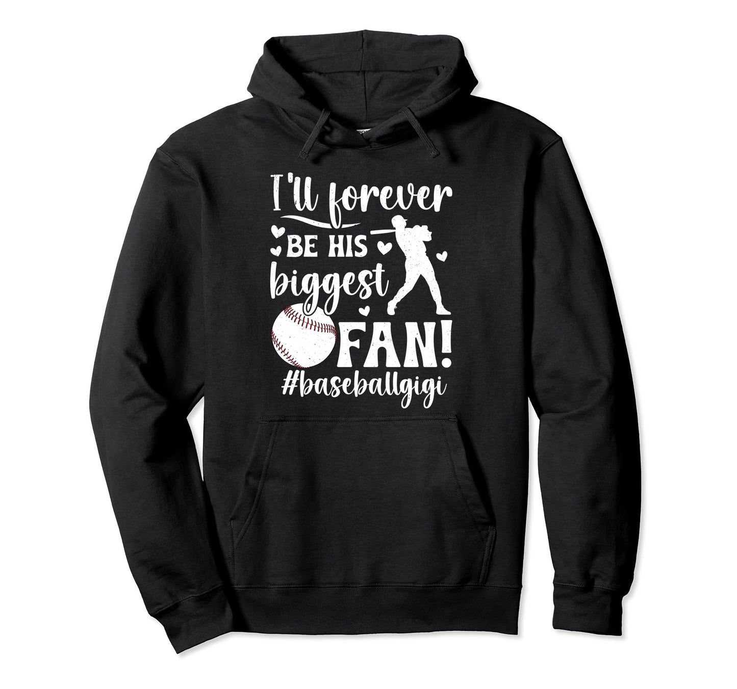 His Biggest Fan Baseball Gigi Hoodie - Aesthetic Graphic for Adults - T-Shirt, Sweatshirt, Hoodie