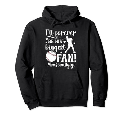 His Biggest Fan Baseball Gigi Hoodie - Aesthetic Graphic for Adults - T-Shirt, Sweatshirt, Hoodie