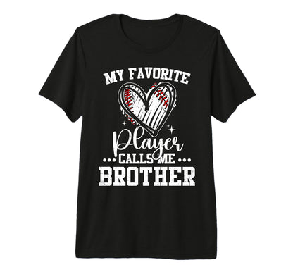 My Favorite Baseball Player Calls T-Shirt - Aesthetic Graphic for Adults - T-Shirt, Sweatshirt, Hoodie