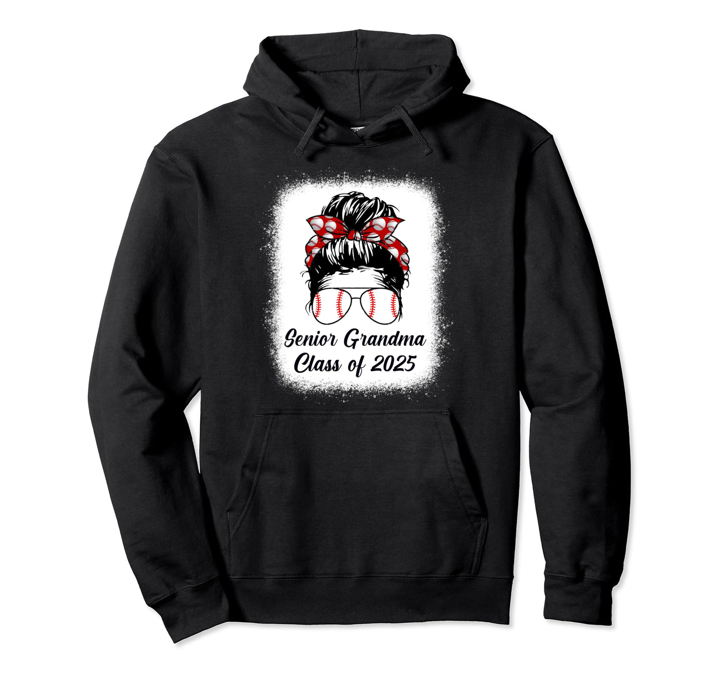 Class 2025 Baseball Grandma Senior Hoodie - Unique Graphic Unisex - T-Shirt, Sweatshirt, Hoodie