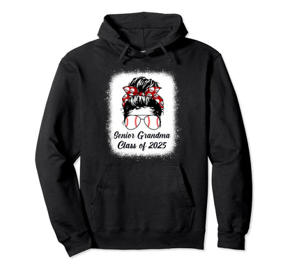 Class 2025 Baseball Grandma Senior Hoodie - Unique Graphic Unisex - T-Shirt, Sweatshirt, Hoodie