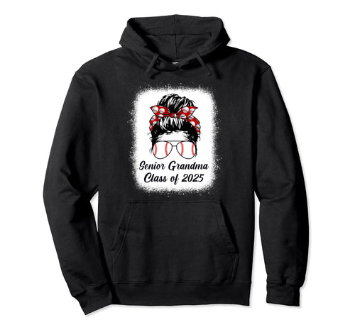 Class 2025 Baseball Grandma Senior Hoodie - Unique Graphic Unisex - T-Shirt, Sweatshirt, Hoodie
