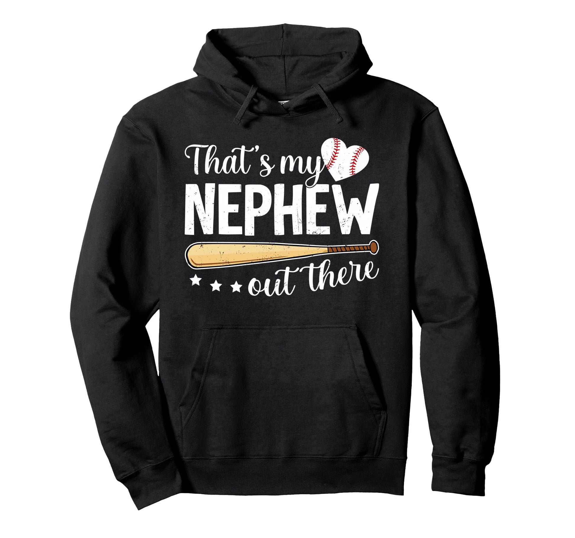 Baseball Aunt Funny Thats My Nephew Out Hoodie - Trendy Graphic Unisex - T-Shirt, Sweatshirt, Hoodie