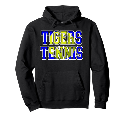 Blue Tigers Tennis Mom School Spirit Hoodie - Streetwear Style for Adults - T-Shirt, Sweatshirt, Hoodie