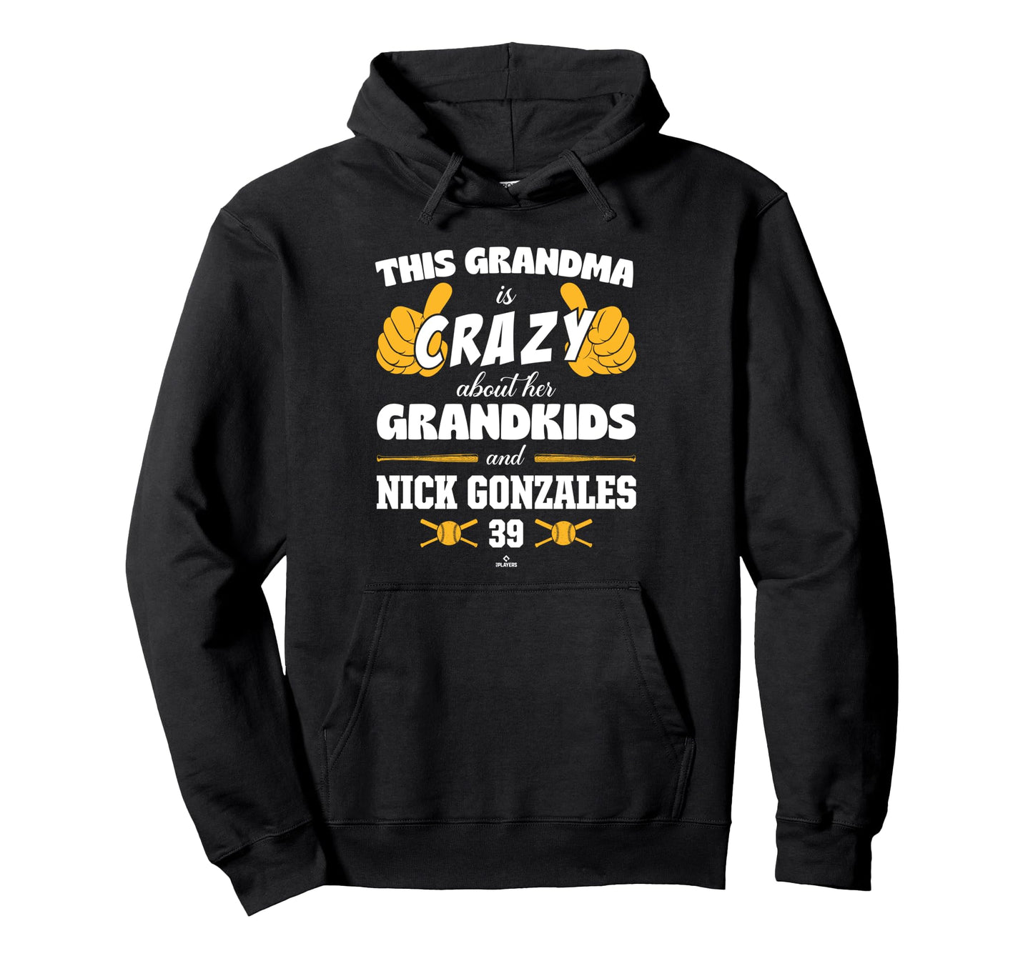 Grandma Crazy Nick Gonzales Hoodie - Casual Everyday Wear Men Women - T-Shirt, Sweatshirt, Hoodie