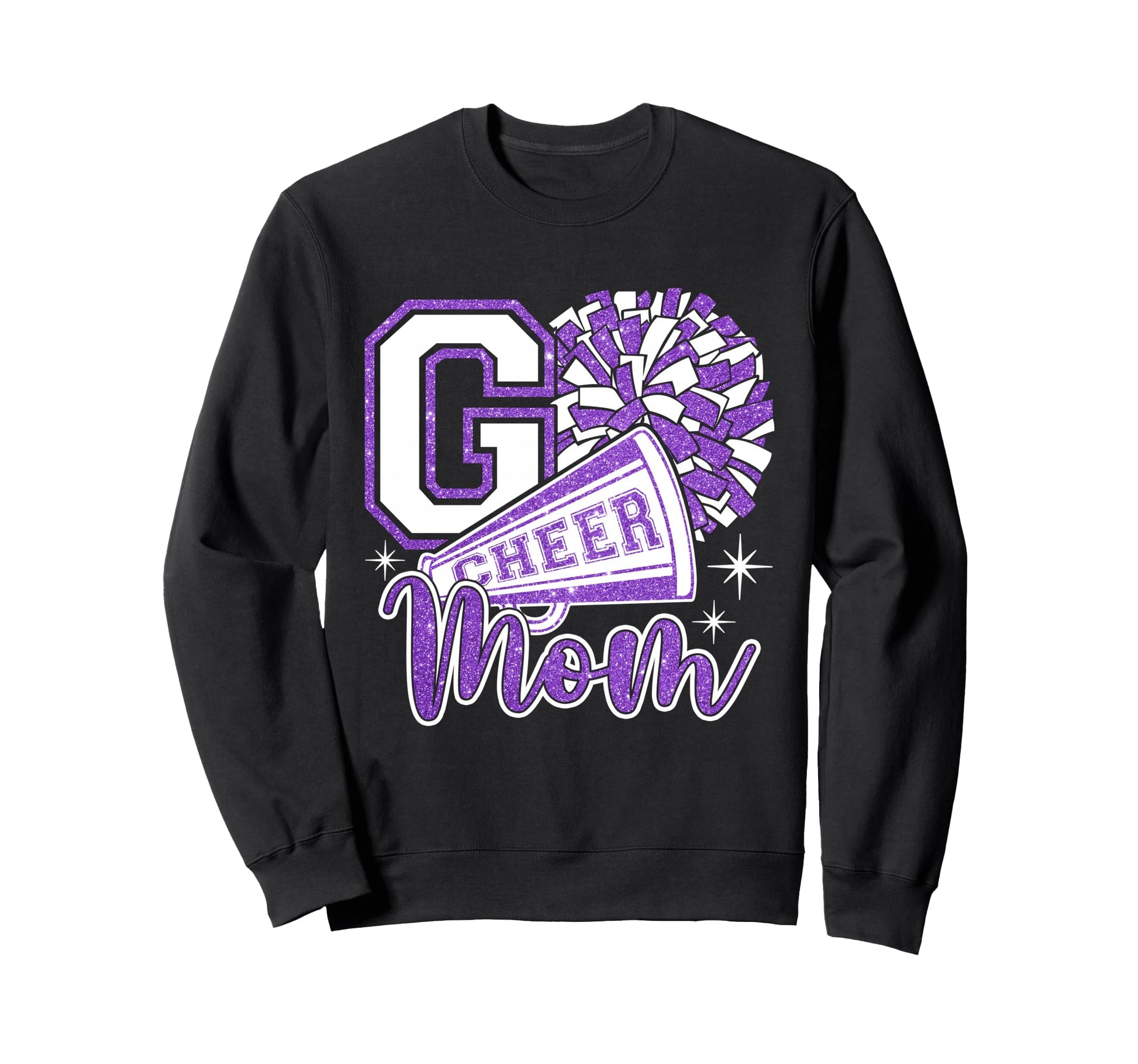 Go Cheer Mom Mama Sport Cheerleader Sweatshirt - Minimalist Print Unisex - T-Shirt, Sweatshirt, Hoodie
