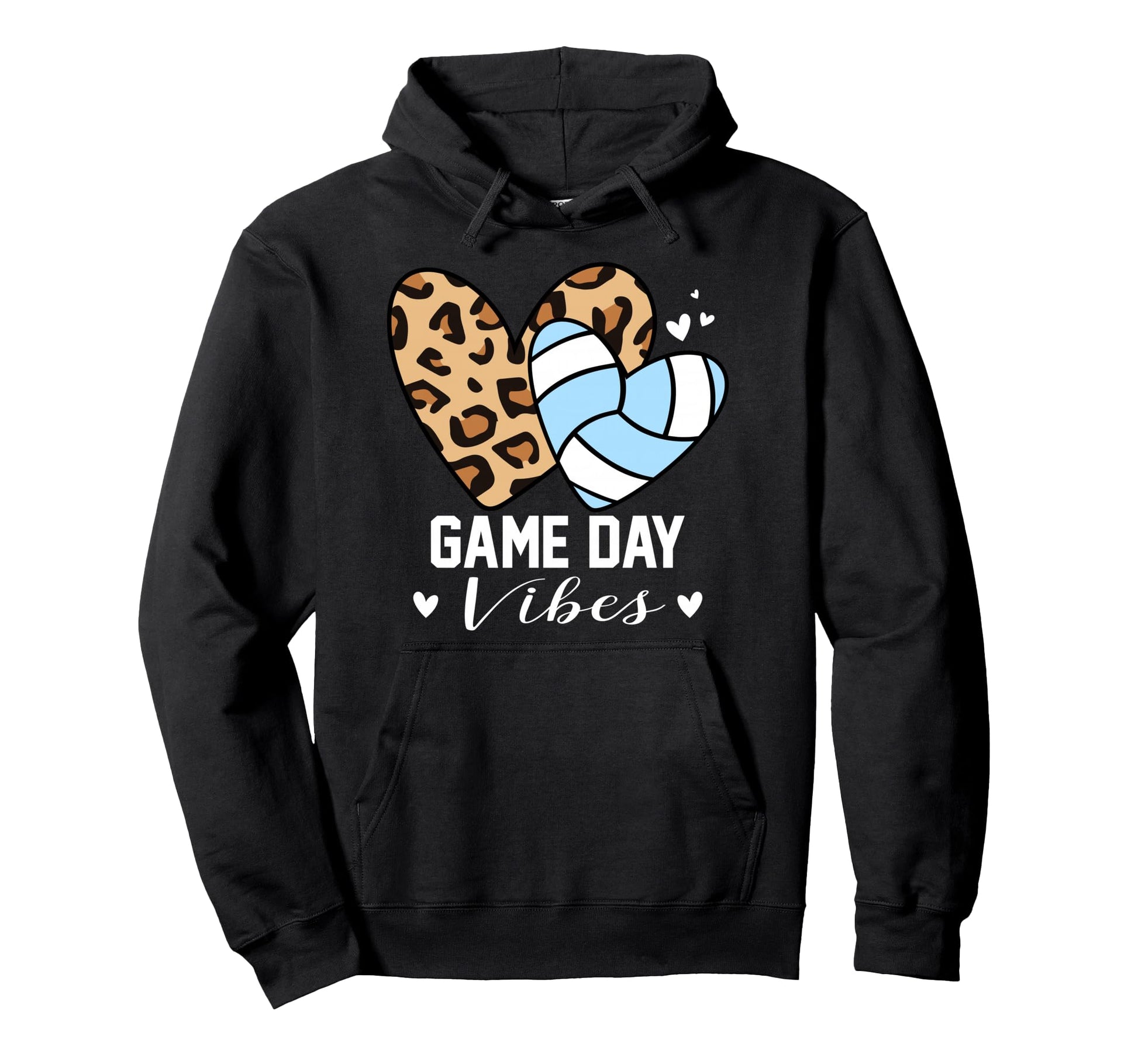 Game Day Vibes Funny Volleyball Mom Hoodie - Unique Graphic for Adults - T-Shirt, Sweatshirt, Hoodie