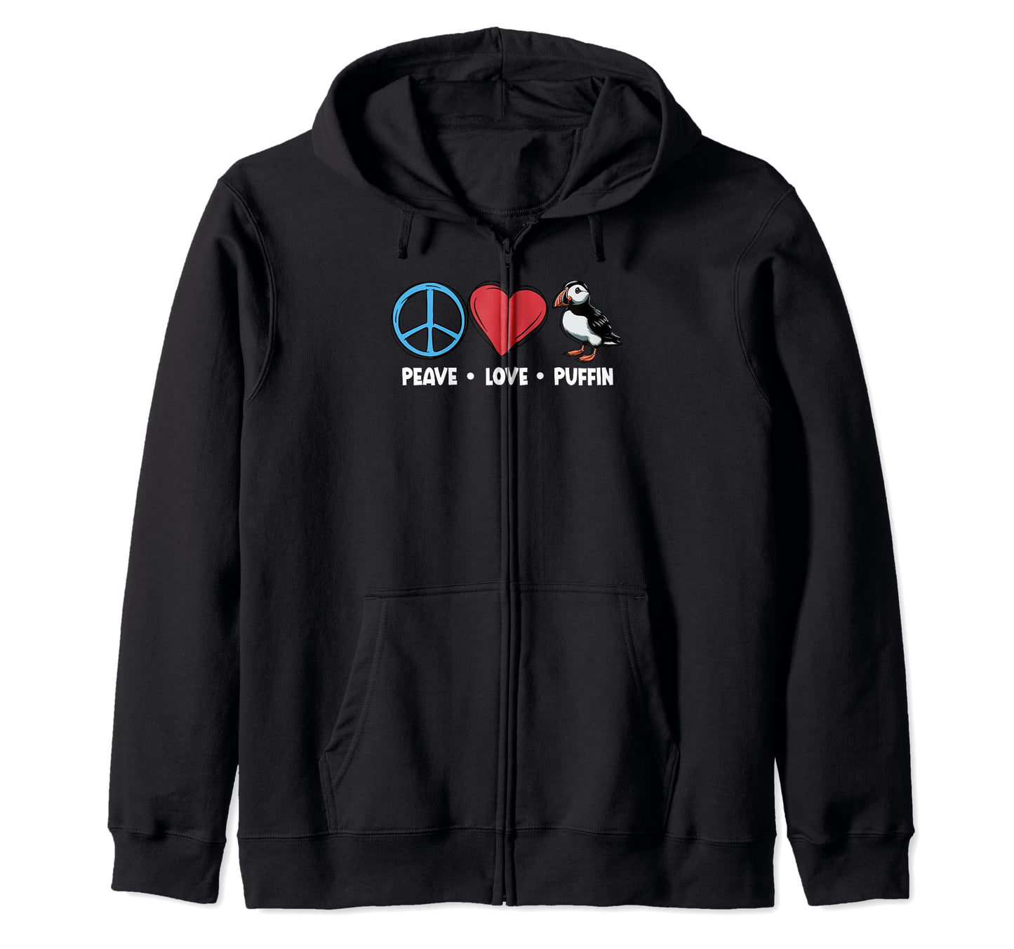 Love Puffin Atlantic Puffin Hoodie - Graphic Print for Adults - T-Shirt, Sweatshirt, Hoodie