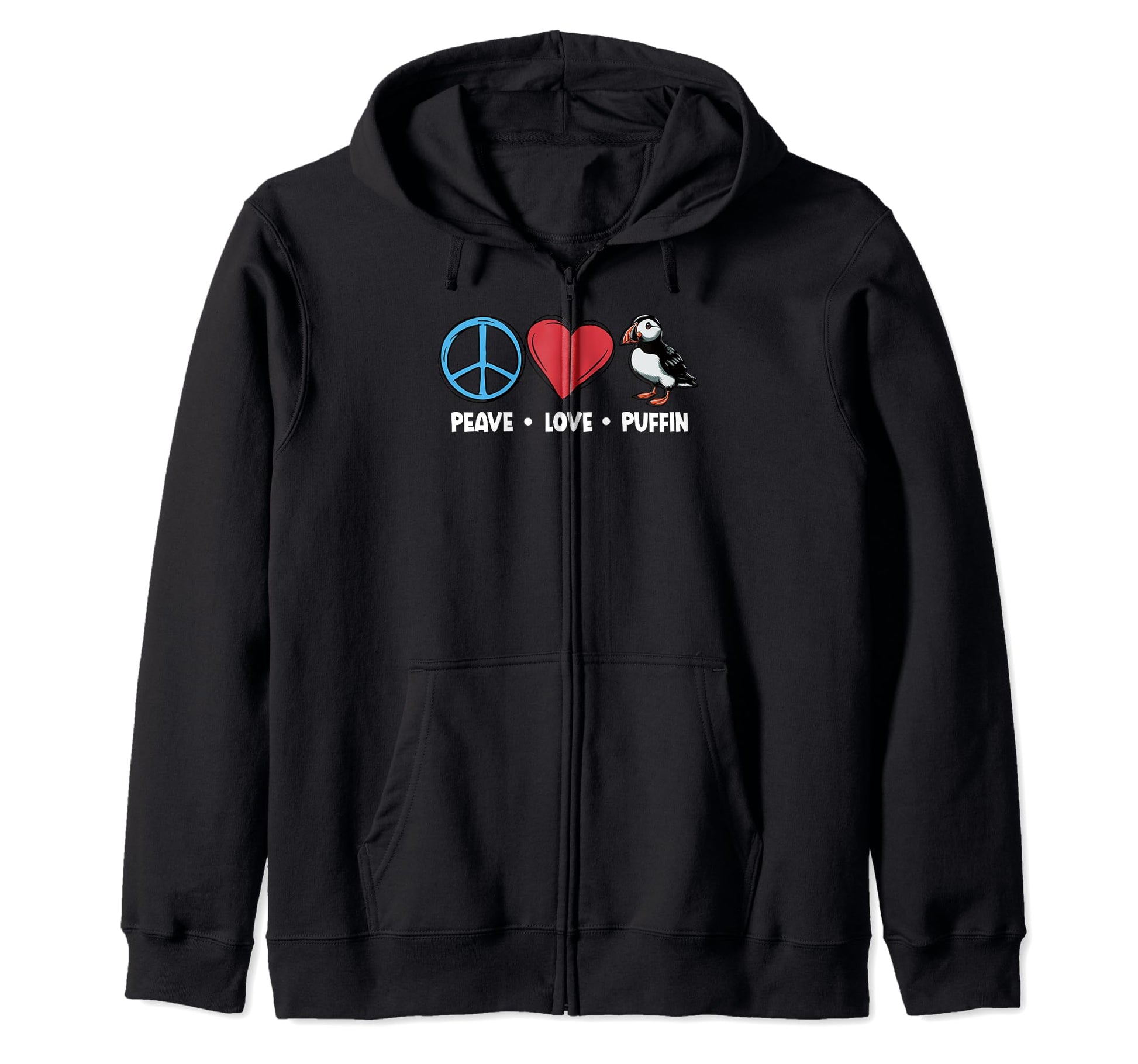 Love Puffin Atlantic Puffin Hoodie - Graphic Print for Adults - T-Shirt, Sweatshirt, Hoodie