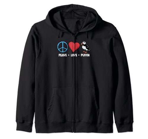 Love Puffin Atlantic Puffin Hoodie - Graphic Print for Adults - T-Shirt, Sweatshirt, Hoodie
