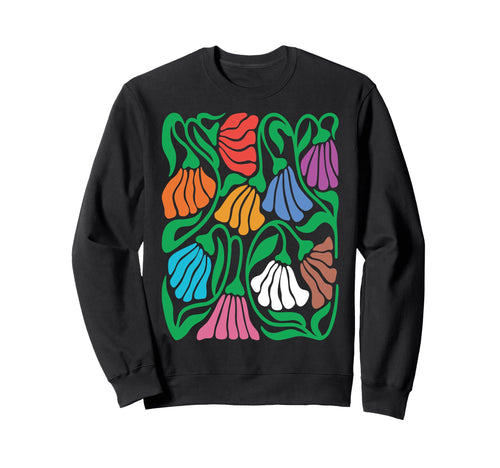 Subtle Pride Wildflower Lgbt Pride Sweatshirt - Graphic Print Men Women - T-Shirt, Sweatshirt, Hoodie