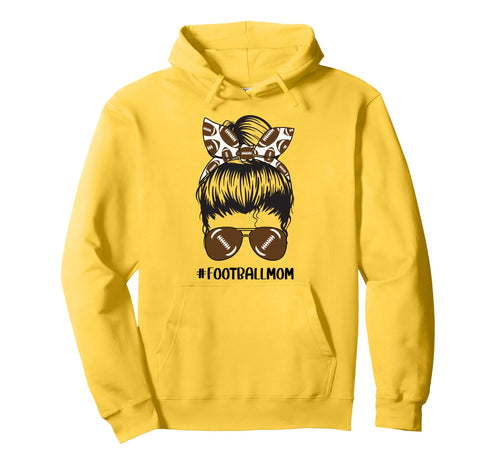 Football Mom Game Day American Hoodie - Aesthetic Graphic Men Women - T-Shirt, Sweatshirt, Hoodie