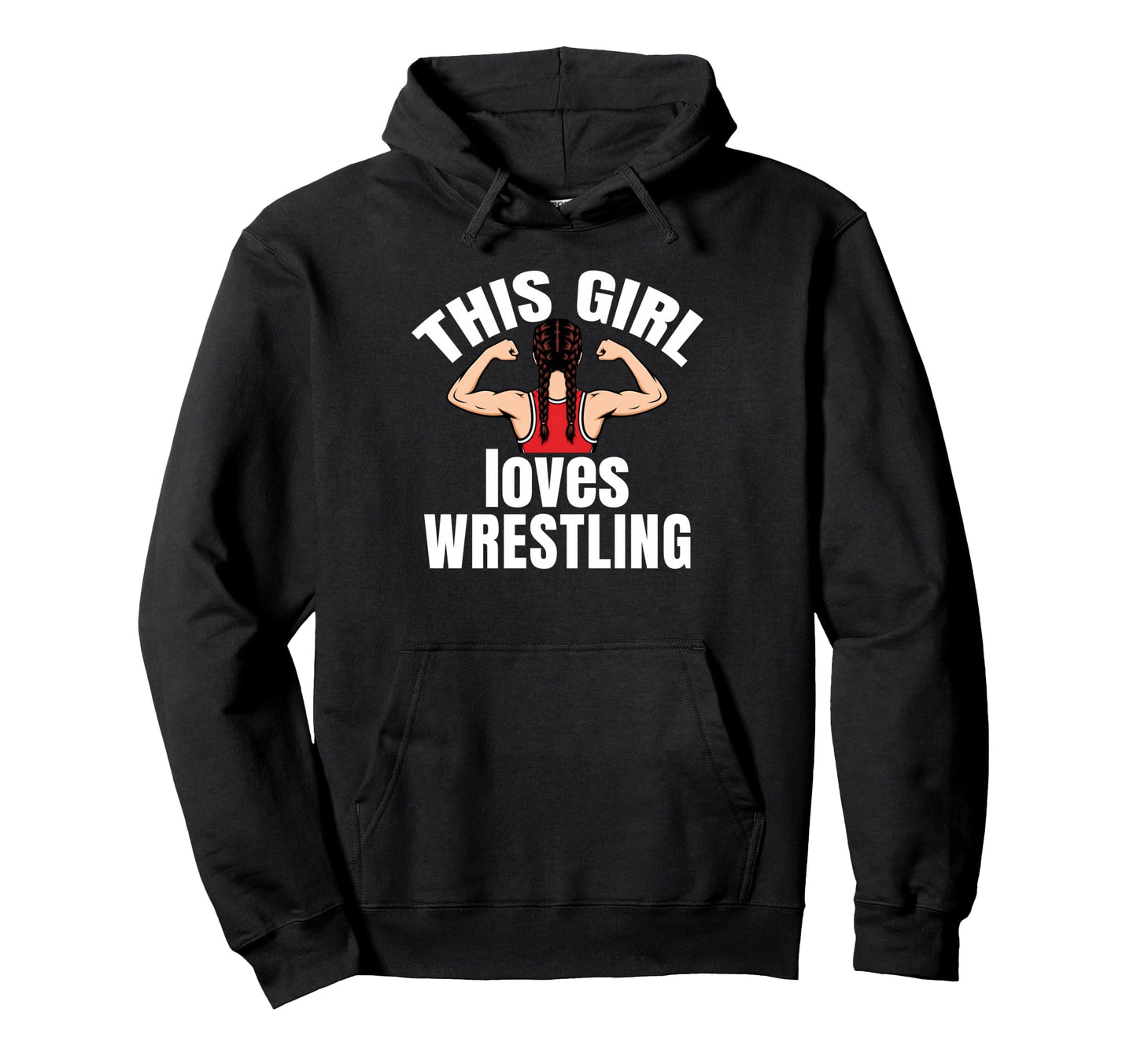 This Loves Wrestling Game Day Hoodie - Fun Novelty Design for Adults - T-Shirt, Sweatshirt, Hoodie