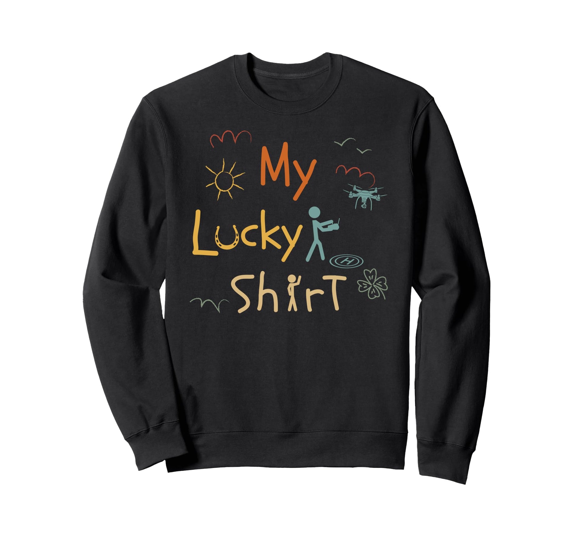 Drones Pilot Drones Camera Sweatshirt - Aesthetic Graphic Men Women - T-Shirt, Sweatshirt, Hoodie