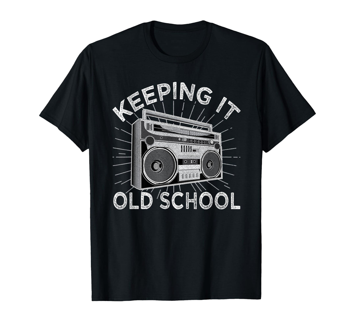 Keeping It Old School 80S 90S Music T-Shirt - Novelty Apparel for Adults - T-Shirt, Sweatshirt, Hoodie
