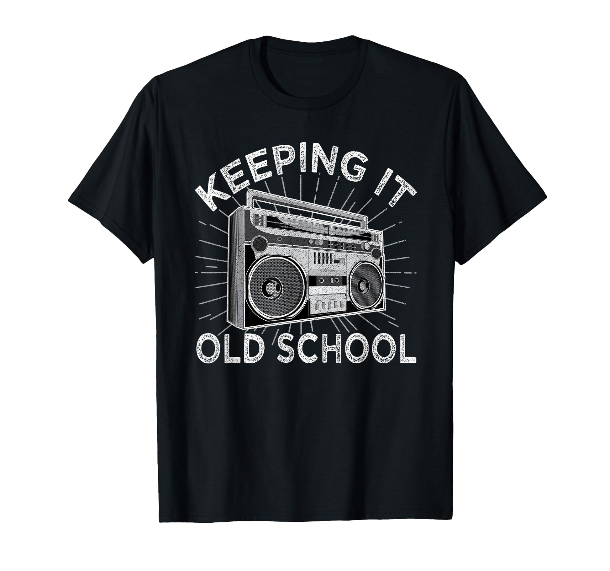 Keeping It Old School 80S 90S Music T-Shirt - Novelty Apparel for Adults - T-Shirt, Sweatshirt, Hoodie