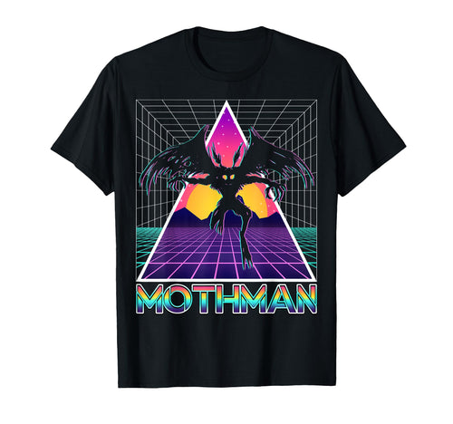 Vaporwave Aesthetic Mothman T-Shirt - Minimalist Print for Adults - T-Shirt, Sweatshirt, Hoodie