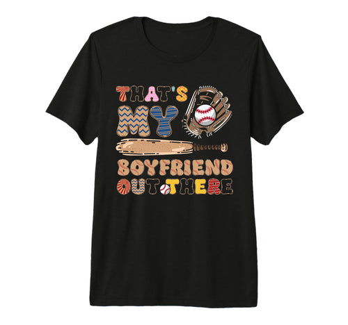 Baseball Girlfriend Boyfriend Tri Blend T-Shirt - Trendy Graphic Unisex - T-Shirt, Sweatshirt, Hoodie