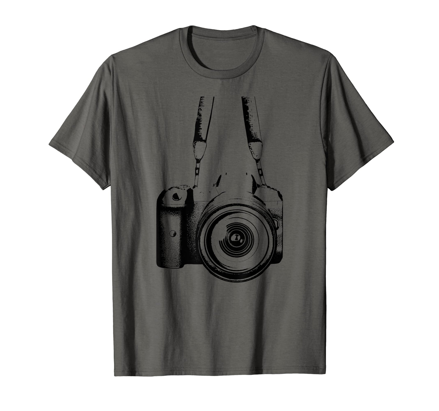 Fake Hanging Camera Tourist T-Shirt - Trendy Graphic Men Women - T-Shirt, Sweatshirt, Hoodie