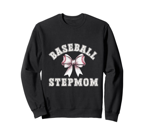 Coquette Baseball Stepmom Bow Game Sweatshirt - Trendy Graphic Men Women - T-Shirt, Sweatshirt, Hoodie