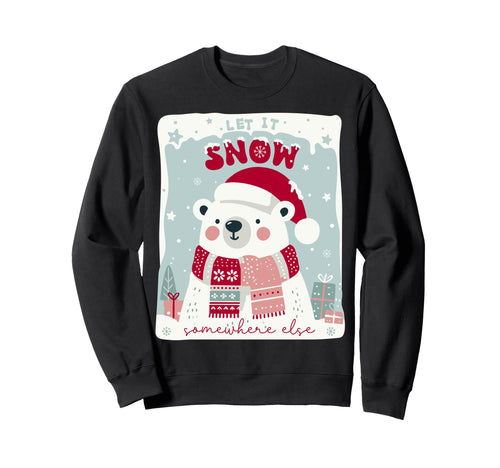 Polar Bear Snow Somewhere Else Boho Sweatshirt - Streetwear Style Unisex - T-Shirt, Sweatshirt, Hoodie
