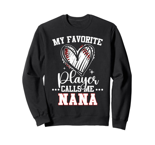 My Favorite Baseball Player Sweatshirt - Casual Everyday Wear Men Women - T-Shirt, Sweatshirt, Hoodie