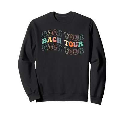 Groovy Boho Bach Tour Bridesmaid Sweatshirt - Custom Art Print Unisex - T-Shirt, Sweatshirt, Hoodie