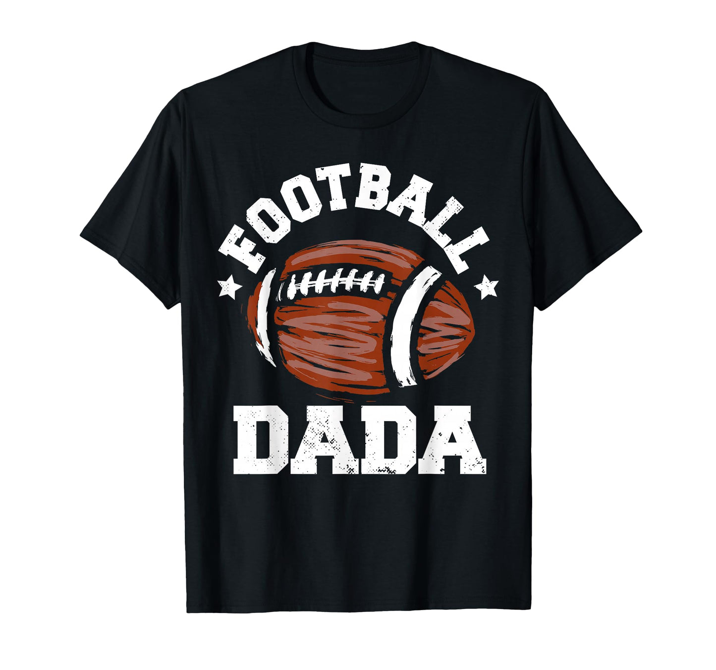 Football Dada Distressed Football T-Shirt - Fun Novelty Design Unisex - T-Shirt, Sweatshirt, Hoodie
