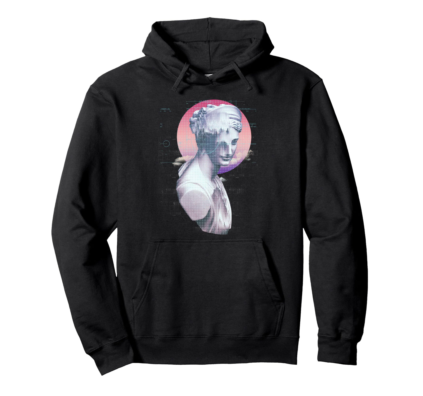 Sculpture Greek Aesthetic Edgy Hoodie - Streetwear Style for Adults - T-Shirt, Sweatshirt, Hoodie