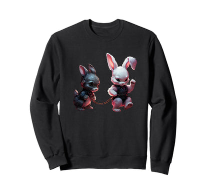 Rabbits Pride Equality Lgbtqia Puppy Sweatshirt - Unique Graphic Unisex - T-Shirt, Sweatshirt, Hoodie