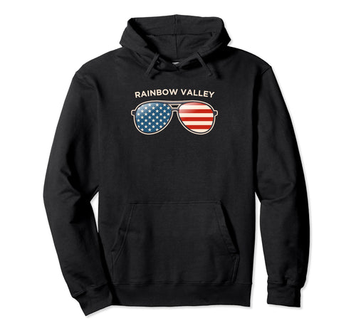 Rainbow Valley Az Us Flag Sunglasses Hoodie - Novelty Apparel for Adults - T-Shirt, Sweatshirt, Hoodie